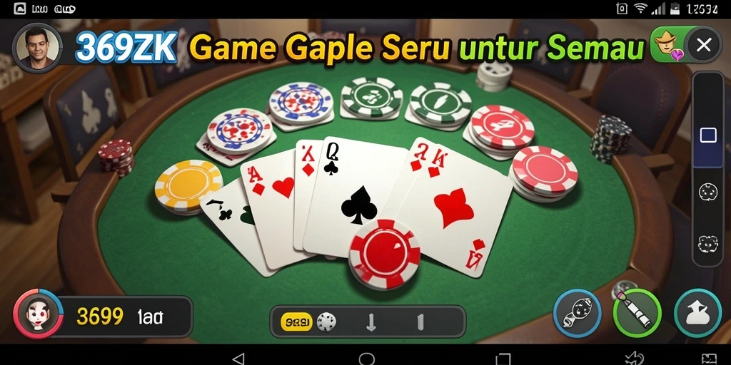 Screenshot gameplay Gaple seru di 369ZK.