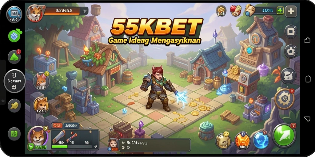 Tampilan gameplay 55KBET yang menarik dan penuh strategi.