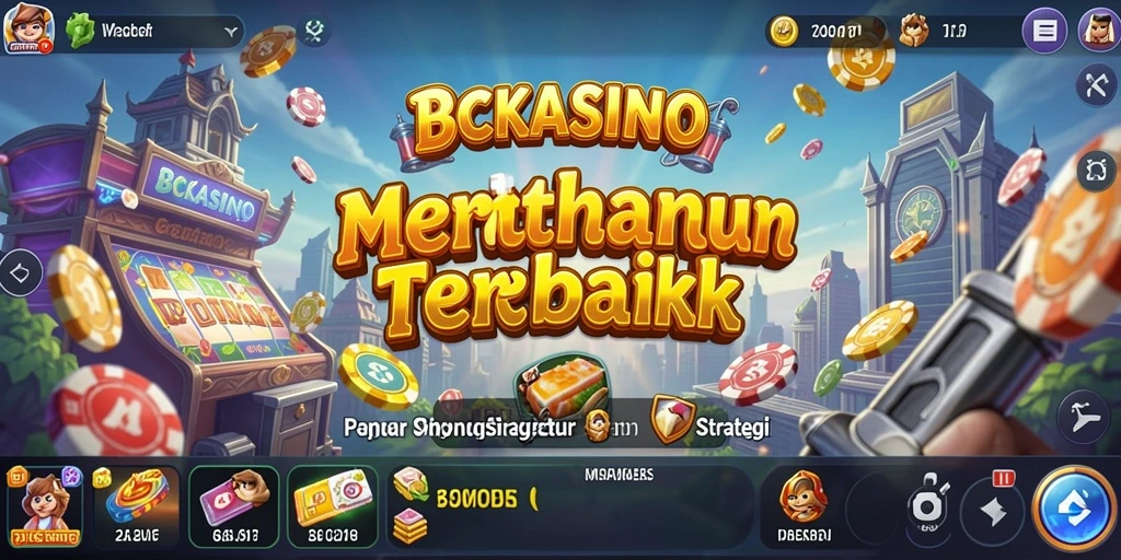 Gameplay BCKASINO menampilkan pertahanan menara yang strategis dan menantang.