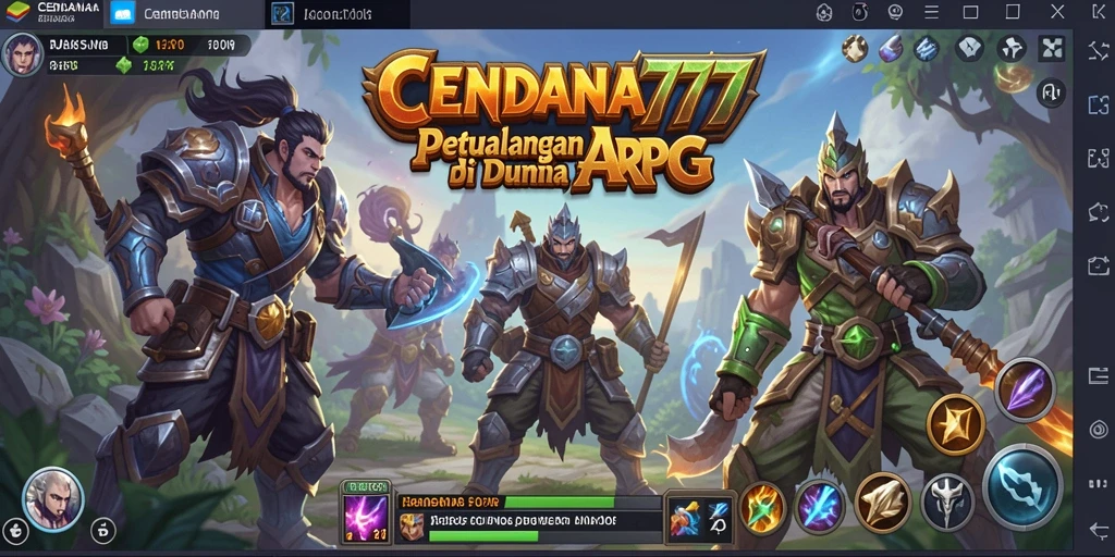 Tampilan gameplay CENDANA777 yang memukau dengan aksi pertempuran seru.