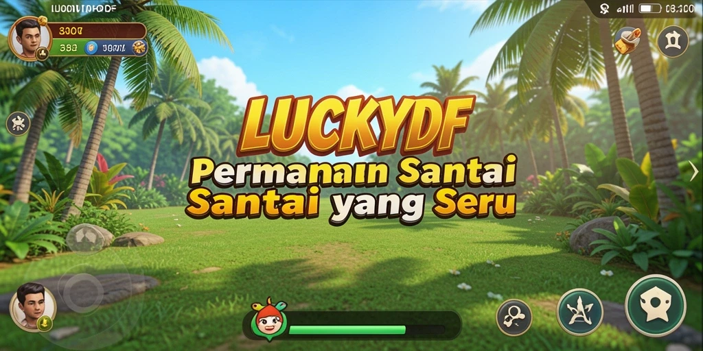 Tampilan imersif dari gameplay LUCKYDF yang memberikan pengalaman bermain menyenangkan.