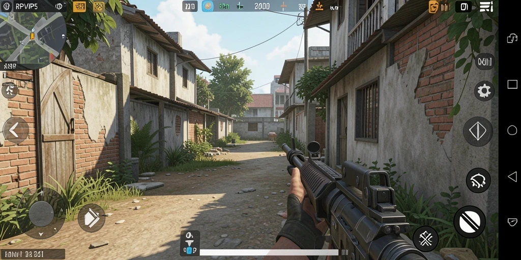 Screenshot gameplay RPVIP5 menampilkan aksi pertempuran yang seru.
